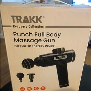 NIB TRAKK Black Percussion Massage Gun